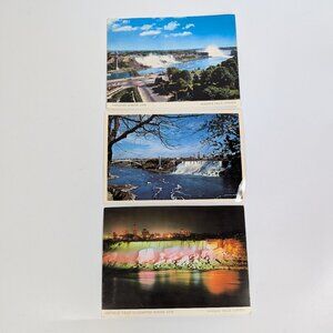 Vintage Niagra Falls Postcards Lot of 3 Different Scenes American Canadian Falls